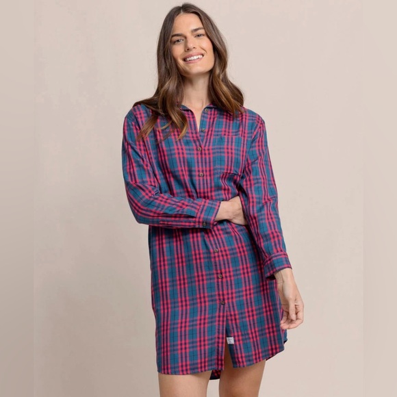 Southern Tide Dresses & Skirts - Southern Tide Kamryn Chilly Morning Plaid Dress NWT M